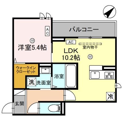 Farouche（ファルーシュ）の間取り