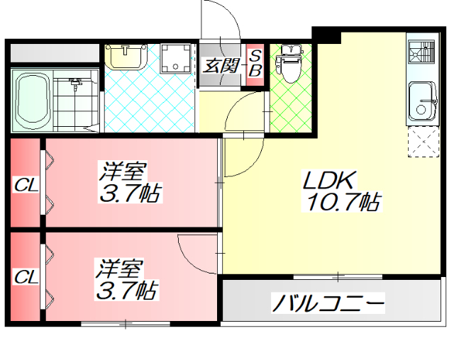 Ａｖａｎｔｉｏ　Ｐａｃｅの間取り