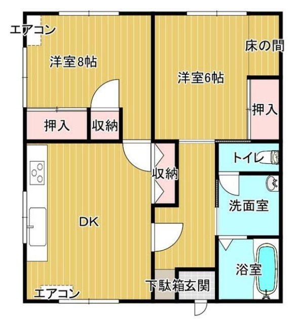 KHKハイツオータムバレイの間取り