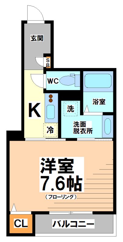 コンフォート明大前の間取り