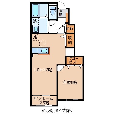 プリマヴェーラ春永Aの間取り