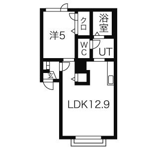 シャーメゾン MIMUの間取り