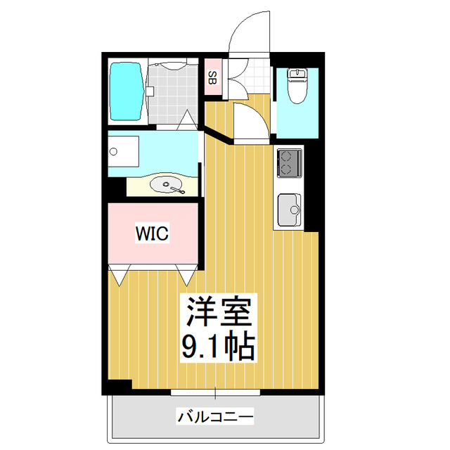 コンフォーティア信大東の間取り