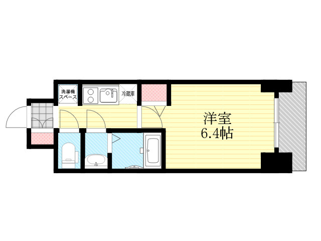 プレサンス新大阪ジェイズの間取り