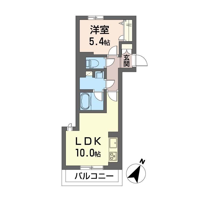 鎌倉市坂ノ下のマンションの間取り