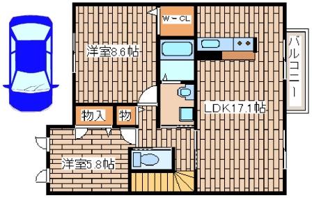 ラフィーネ須磨VIの間取り