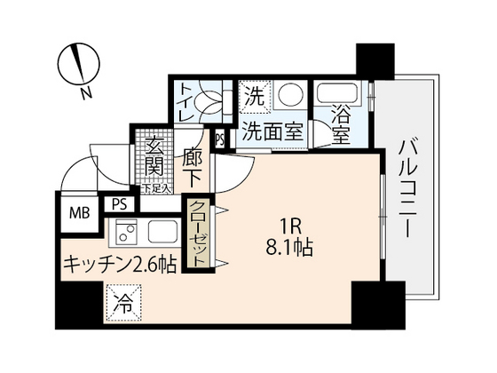ラルステージ十日市の間取り