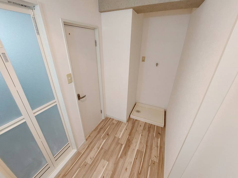 洗面設備　洗濯機置場