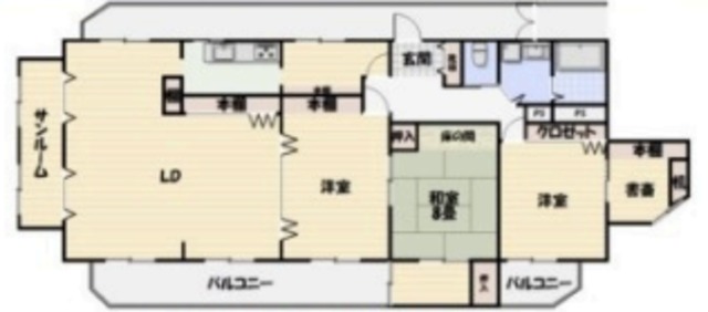 ヒルトップ北原IIの間取り
