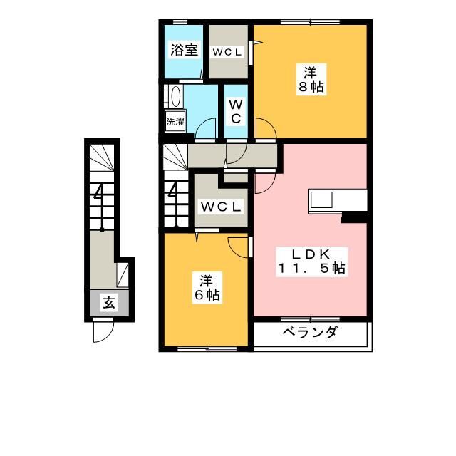 アドラブールの間取り