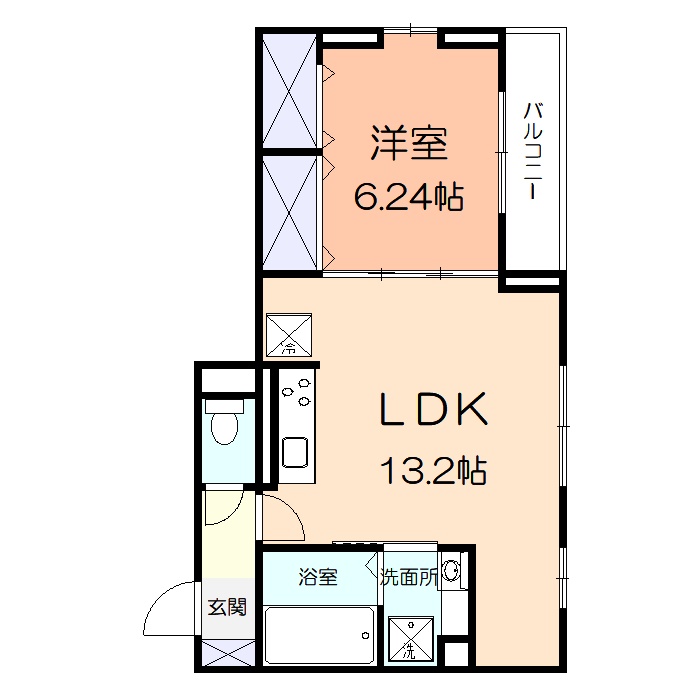 アムール太田IIIの間取り