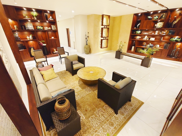 ロビー　広いラグジュアリー仕様のロビー