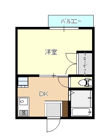 セジュール天水の間取り写真