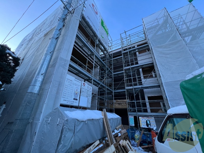 バルコニー　※現在建築中となります。完成後に室内写真を掲載いたします。