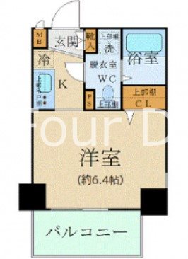 プレールドゥーク虎ノ門_間取り_0
