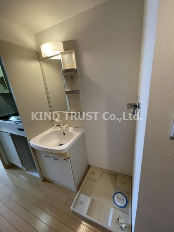 洗面設備　使いやすい洗面所です