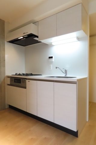 キッチン　■２口ガスコンロシステムキッチン■都市ガス