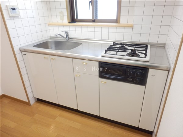 キッチン　ガス２口コンロシステムキッチン