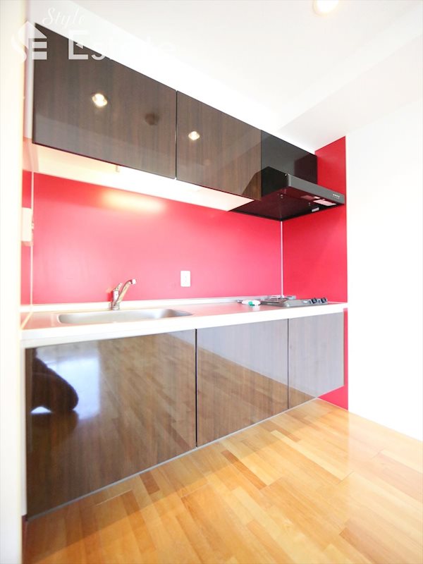 キッチン　ガス１口コンロ