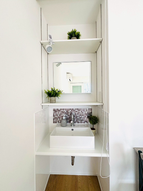 洗面設備　※モデルルーム写真