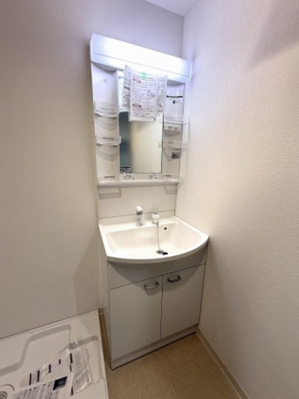 洗面設備　他号室のお写真です