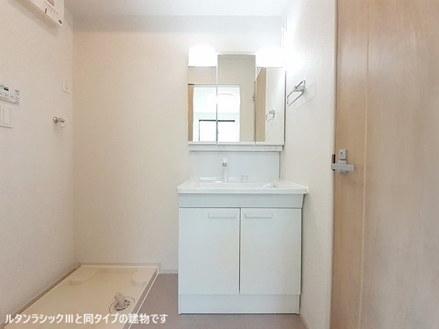 洗面設備　施工イメージです。