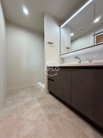 洗面設備　グランセジュール大国町(敷津小学校区)　洗面所