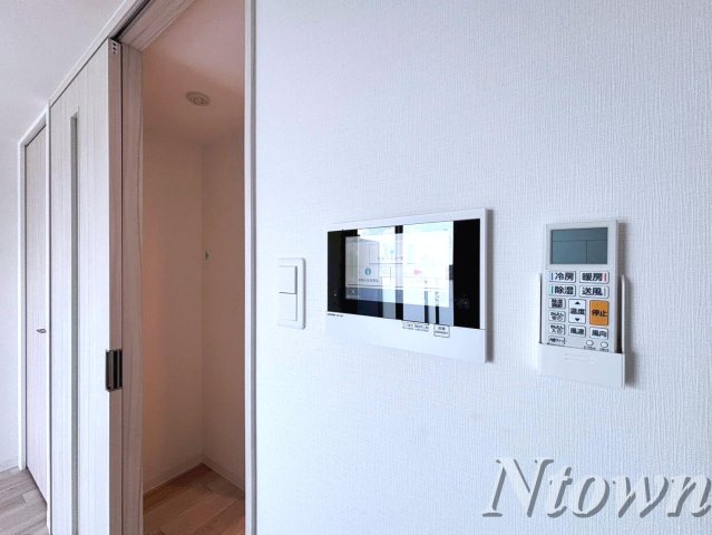 セキュリティ　モニター付きインターホンです