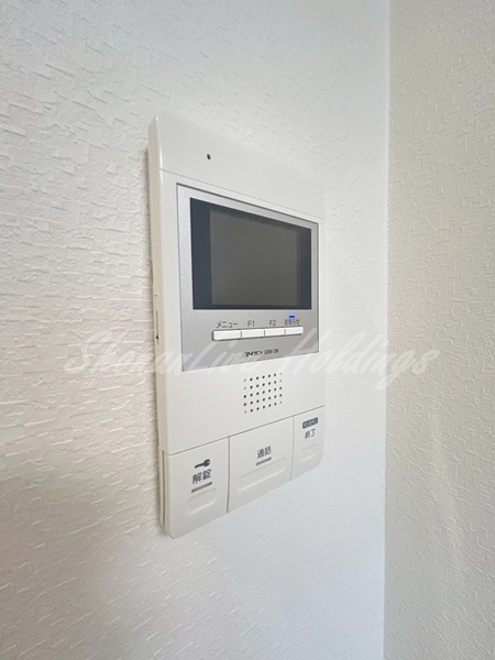 セキュリティ　モニタ付きインターホンで安心♪