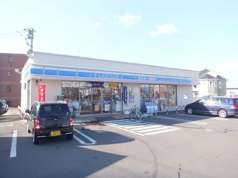 コンビニ　ローソン函館花園町店（コンビニ）まで55m