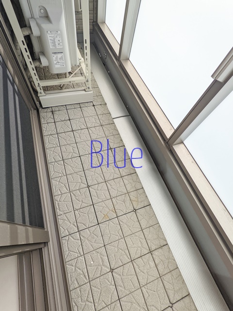 バルコニー　同施工