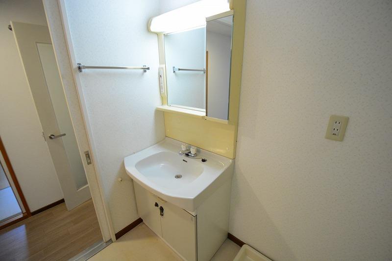 洗面設備　洗面所内に洗濯機置場あり♪