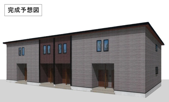 建物外観　建築中