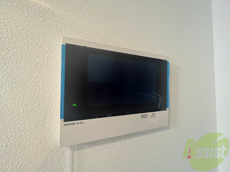 セキュリティ　インターホンで来客確認ができます。安心ですね。