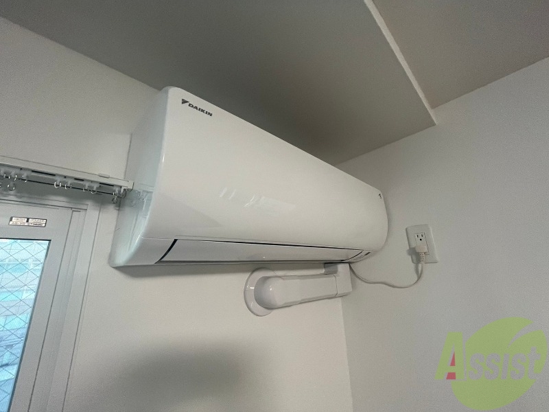 その他設備　エアコンが設置してありますので、寒暖対策もばっちり。