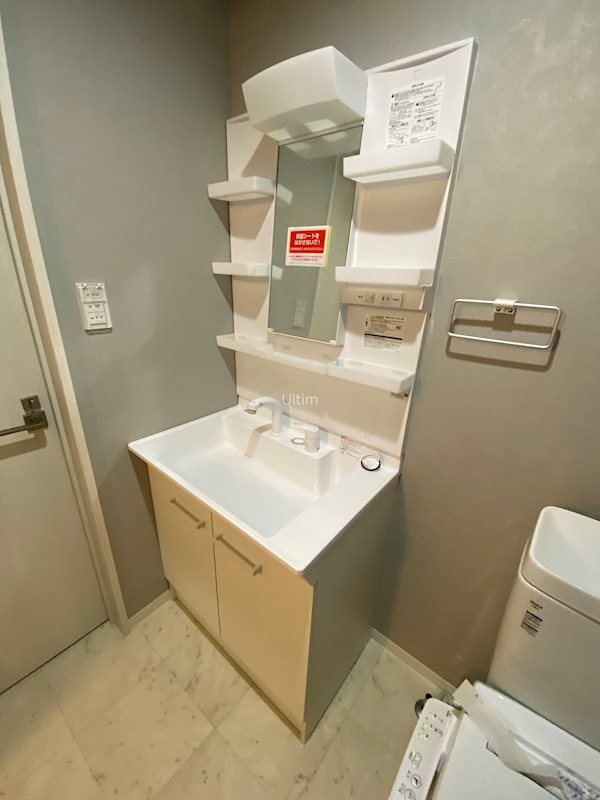 洗面設備　※別部屋の写真です。ご参考までに