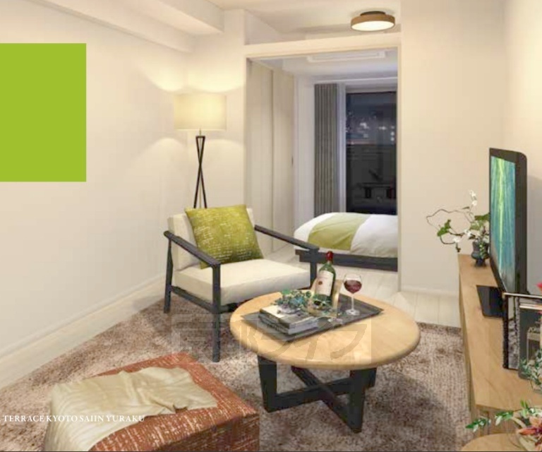 居室・リビング　家具家電はＣＧ加工です。