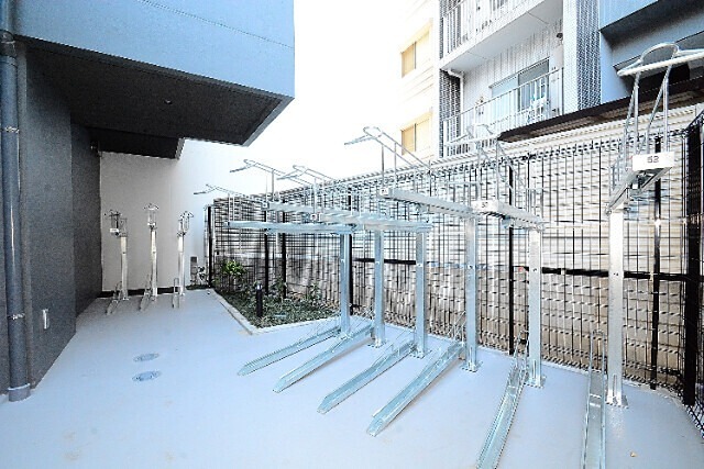 駐車場　駐輪場です