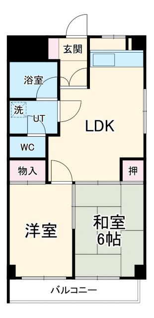 寿ゞやマンション芳野の間取り写真