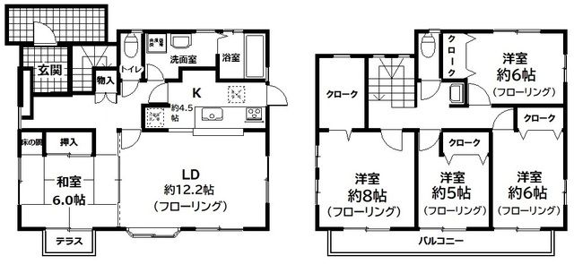 関谷898番一戸建の間取り写真
