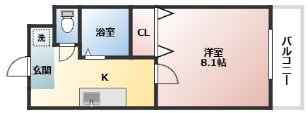 グラーツィア東灘の間取り写真
