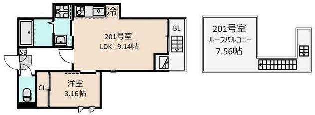GRANDTIC PRIME狭山の間取り写真