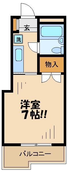 マンション如月の間取り写真