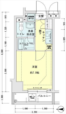 メインステージ錦糸町駅前IIの間取り写真