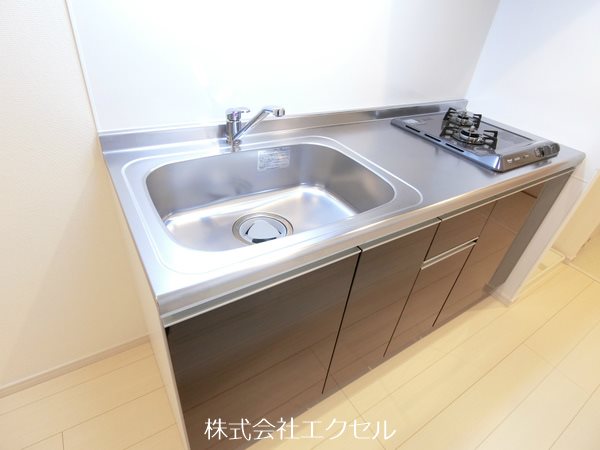 京王線 中河原駅 徒歩8分 2階建 築6年のキッチン写真