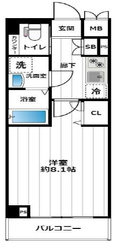 CRESTTAPP東十条の間取り写真
