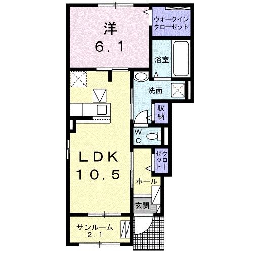 プレミアム25番館の間取り写真