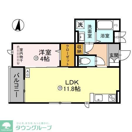 DHCR川口芝下の間取り写真