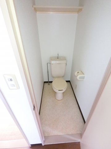 ＪＲ内房線 浜野駅 徒歩6分 4階建 築33年のトイレ写真