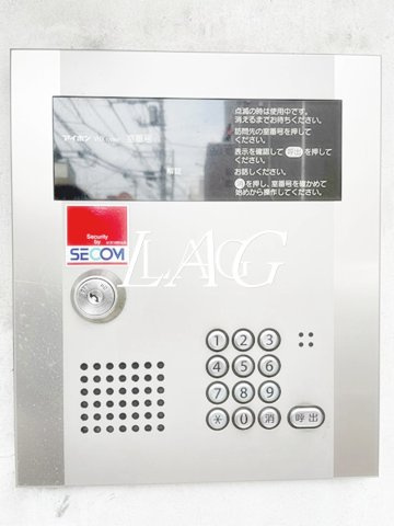 セキュリティ　オートロックです。